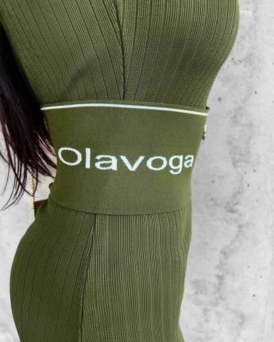 Pasek damski OLAVOGA LIGRA 2023 khaki - FashionPlace - 5