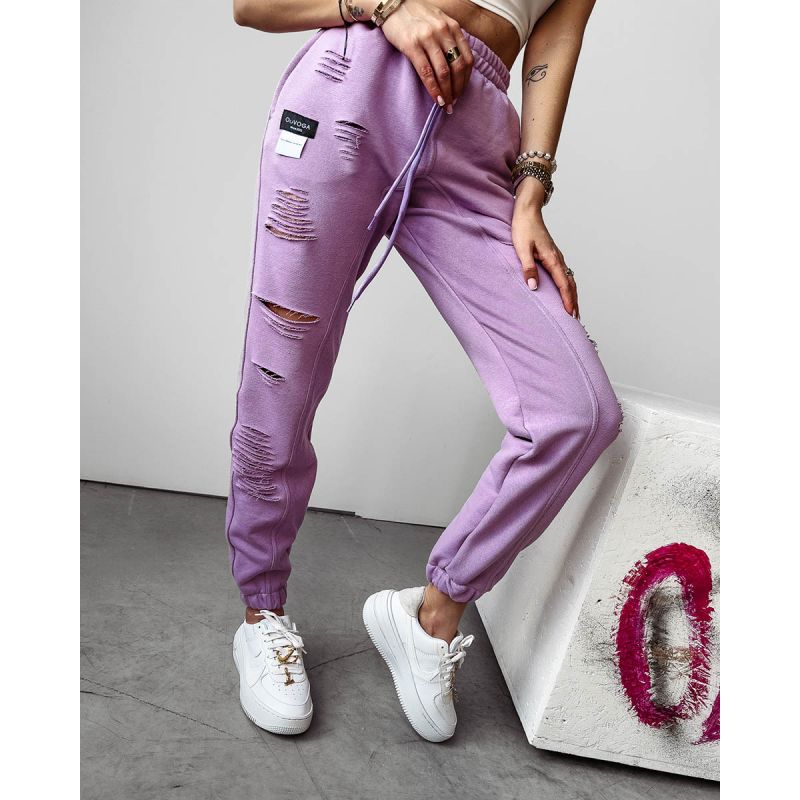 Spodnie damskie OLAVOGA NASTY 2024 lila - FashionPlace - 1