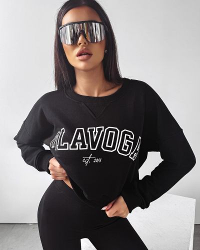 Bluza damska OLAVOGA DREAMER 2024 czerń - FashionPlace - 1