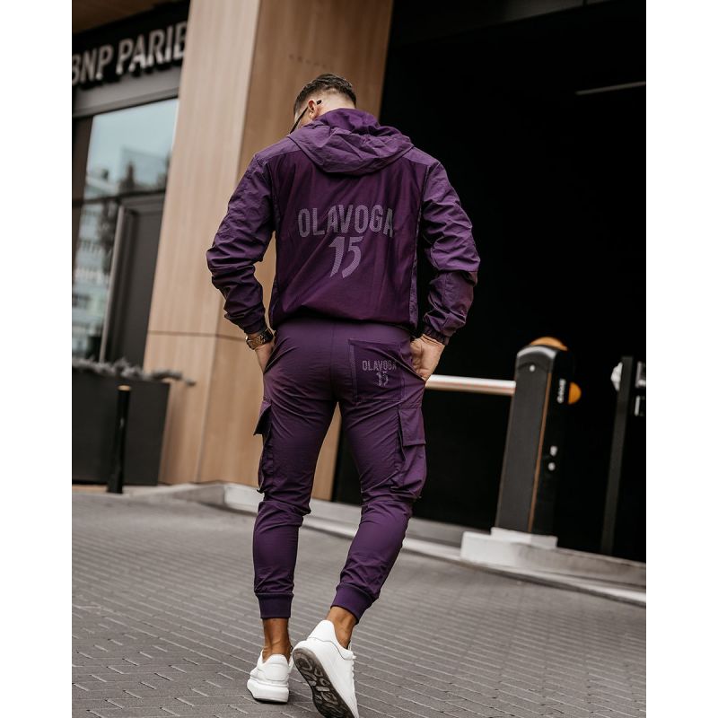 Kurtka męska OLAVOGA CRISP 2024 bordo - FashionPlace - 1