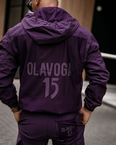 Kurtka męska OLAVOGA CRISP 2024 bordo - FashionPlace - 2