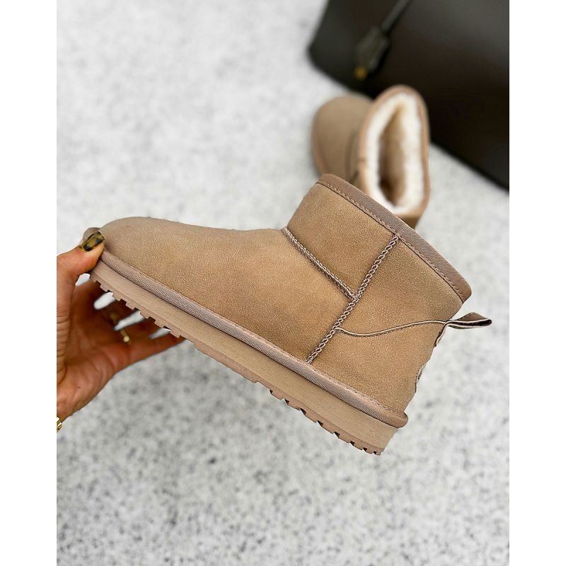Buty śniegowce damskie OLAVOGA CUSHY 2024 beż - FashionPlace - 1