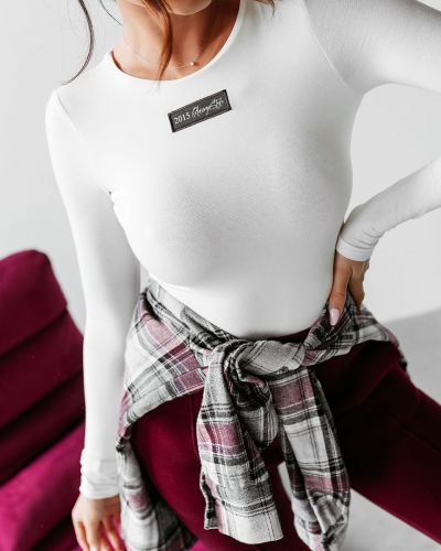 Body damskie OLAVOGA CUERPO 2025 ecru - FashionPlace - 3