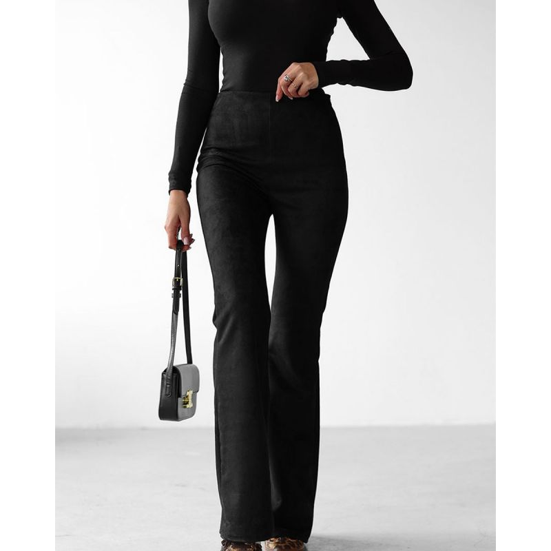 Spodnie damskie OLAVOGA ZENO 2025 czerń - FashionPlace - 1