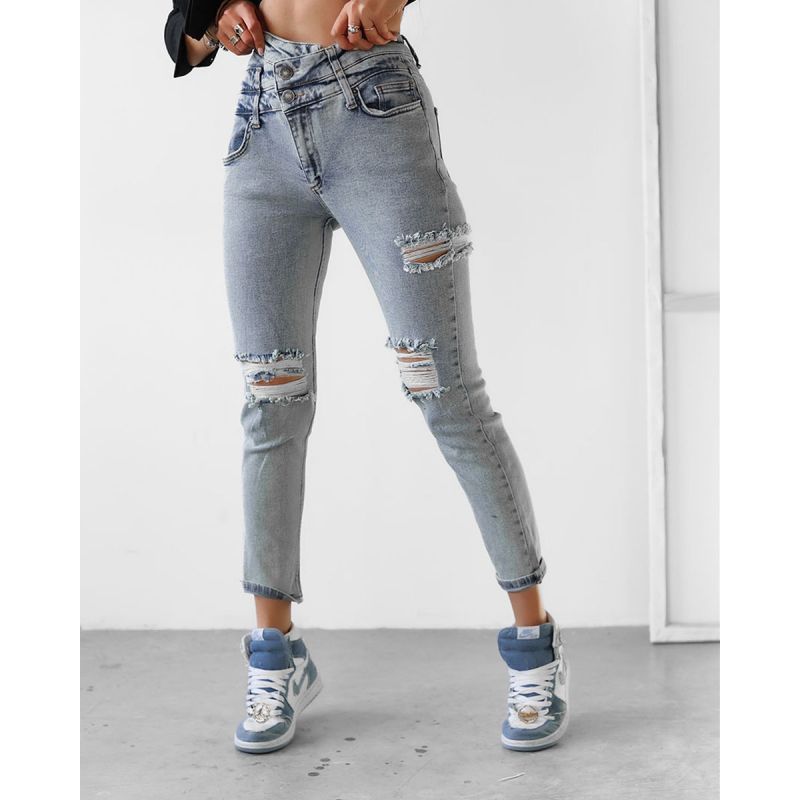 Spodnie jeansowe damskie OLAVOGA LUNA 2025 jeans - FashionPlace - 1