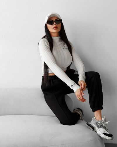 Sweter damski OLAVOGA PIPER 2025 ecru - FashionPlace - 3