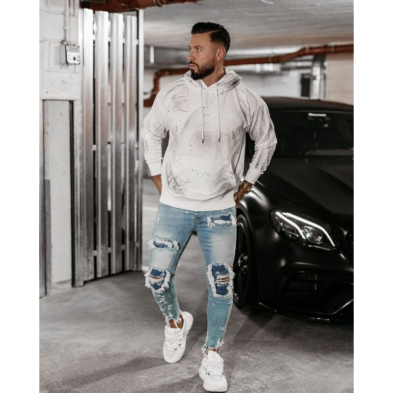 Bluza męska OLAVOGA BLADE 2025 ecru - FashionPlace - 1