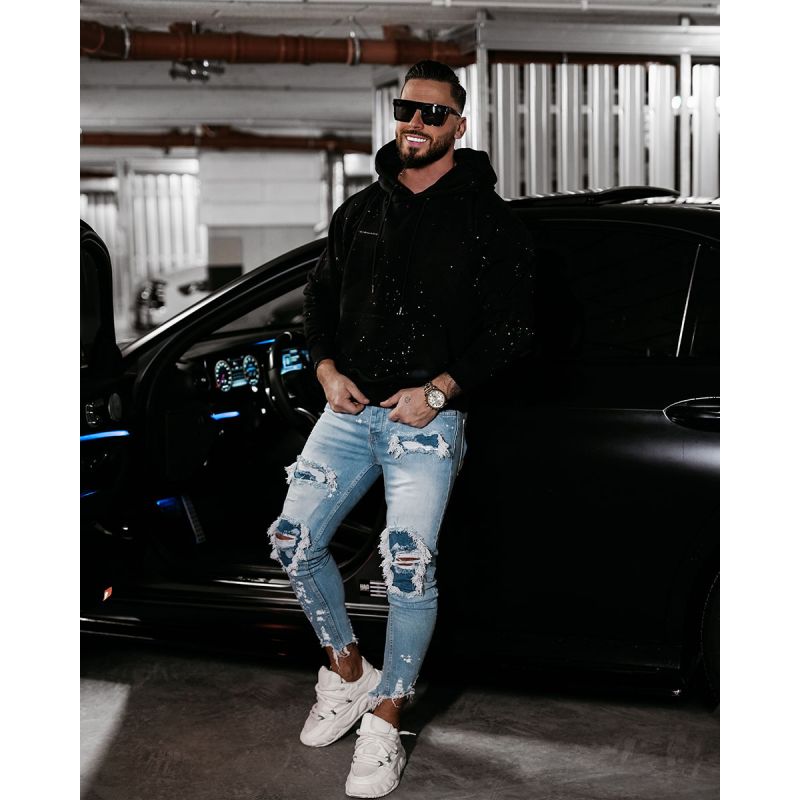 Bluza męska OLAVOGA BLADE 2025 czerń - FashionPlace - 1