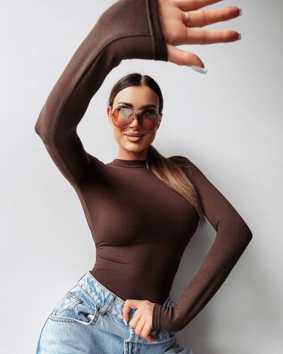 Body OLAVOGA PELLE 2025 brąz - FashionPlace - 3