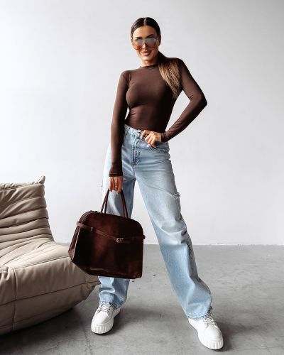 Body OLAVOGA PELLE 2025 brąz - FashionPlace - 4