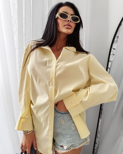 Koszula damska OLAVOGA WONDER 2025 żółta - FashionPlace - 1