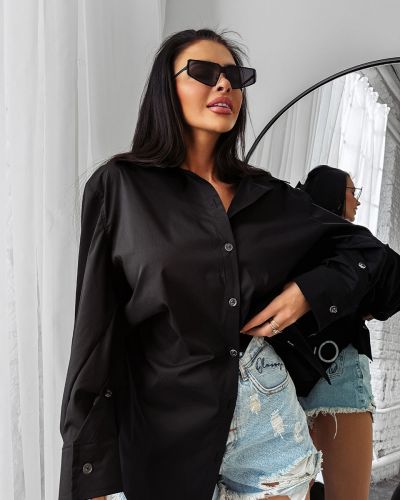 Koszula damska OLAVOGA WONDER 2025 czerń - FashionPlace - 3