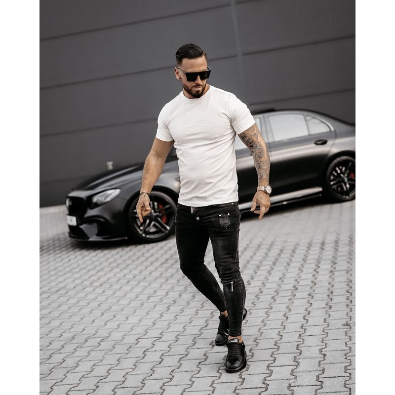 T-shirt męski OLAVOGA COELLO 2025 ecru - FashionPlace - 1