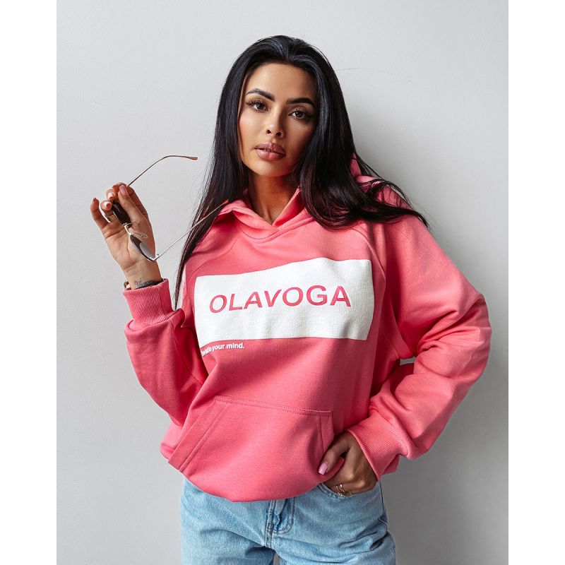 Bluza damska OLAVOGA SWEET ROLL 2025 koral - FashionPlace - 1