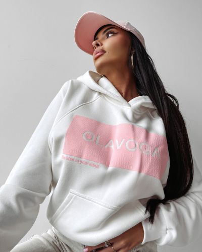 Bluza damska OLAVOGA SWEET ROLL 2025 ecru - FashionPlace - 3
