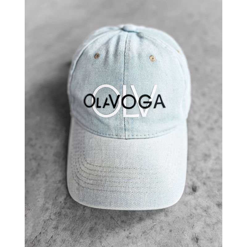 Czapka damska OLAVOGA PORTA 2025 jasny jeans - FashionPlace - 1