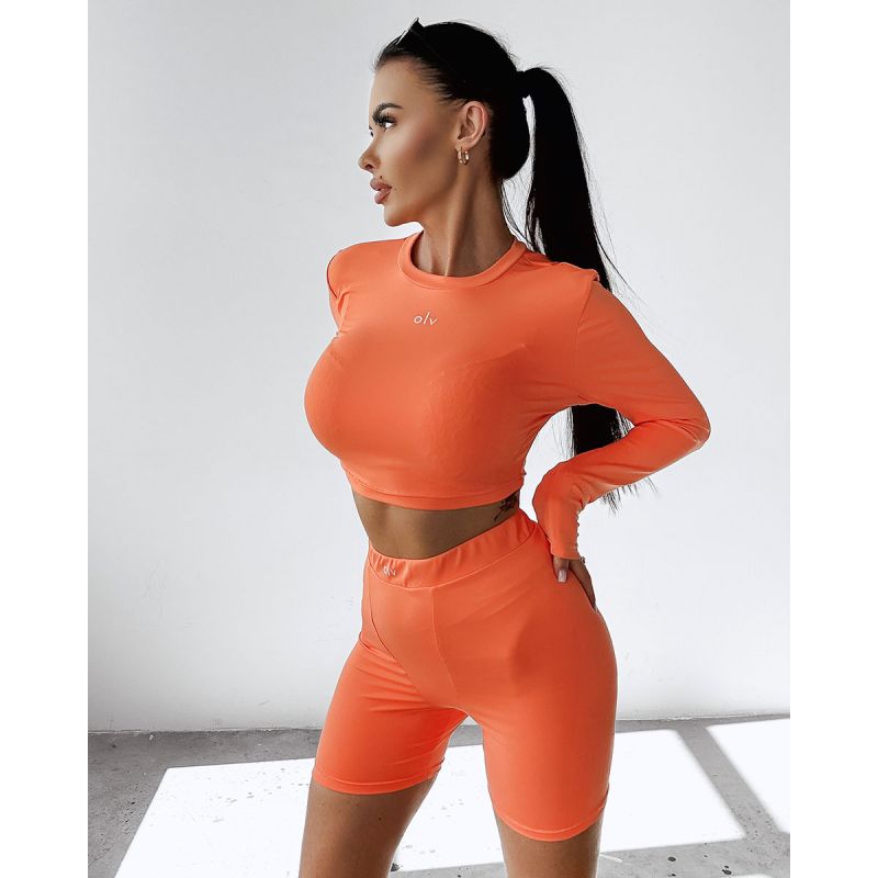 Komplet damski OLAVOGA STRIKT 2025 coral - FashionPlace - 1