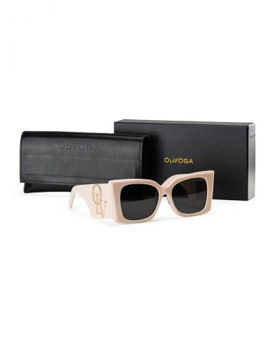 Okulary damskie OLAVOGA EYZ 2025 beż - FashionPlace - 7