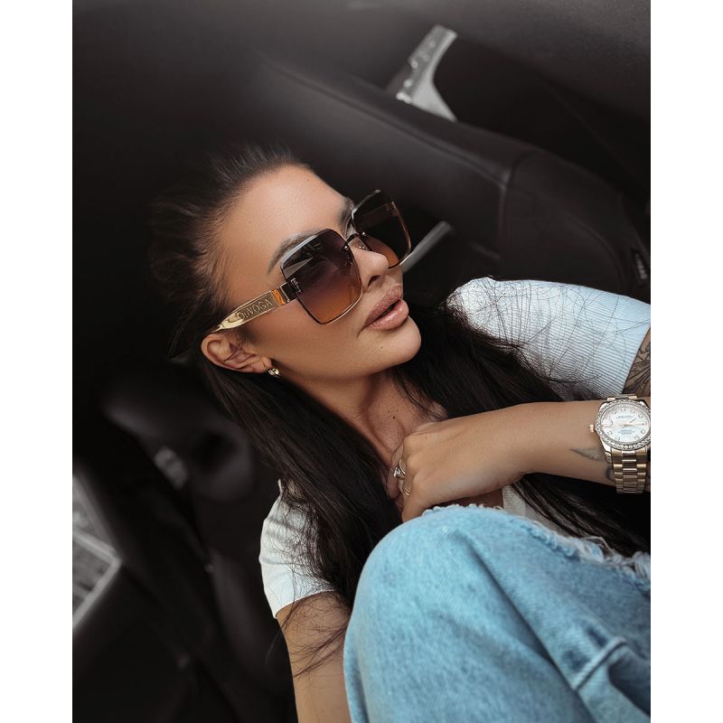 Okulary damskie OLAVOGA CLOSE 2025 beż - FashionPlace - 1