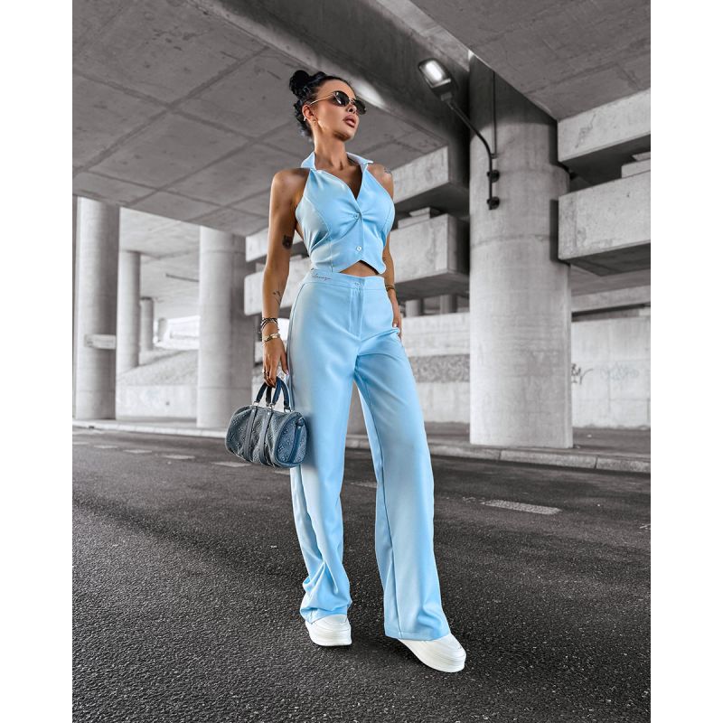 Komplet damski OLAVOGA NICE 2025 błękit - FashionPlace - 1