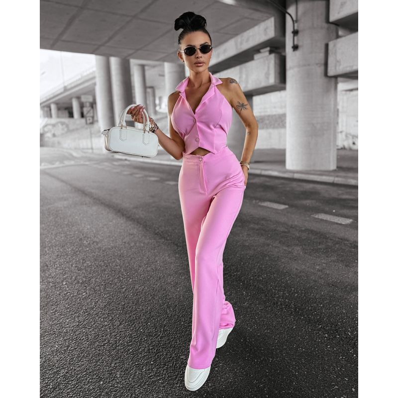 Komplet damski OLAVOGA NICE 2025 róż - FashionPlace - 1
