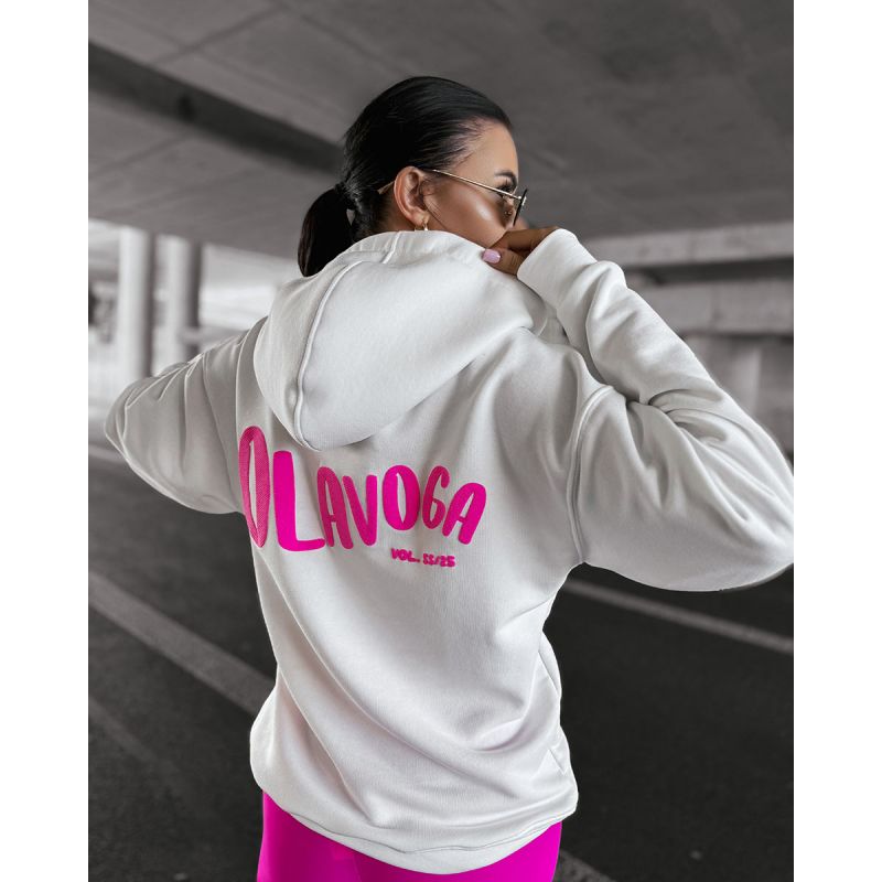 Bluza damska OLAVOGA NORTH 2025 ecru - FashionPlace - 1
