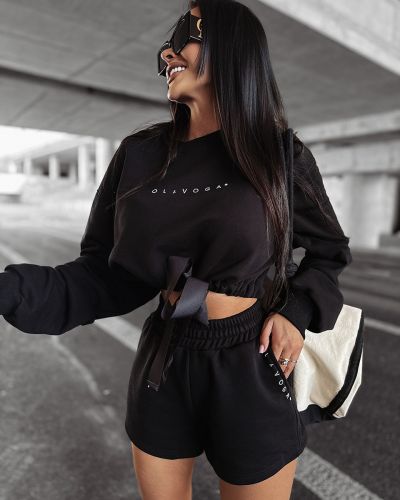 Komplet damski OLAVOGA LAZO 2025 czerń - FashionPlace - 3