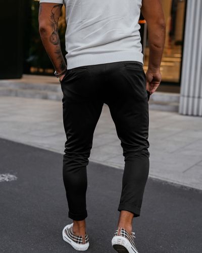 Spodnie męskie OLAVOGA ARIALIERY 2025 czerń - FashionPlace - 2