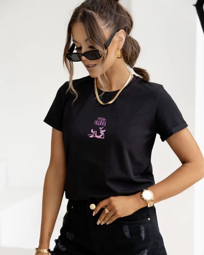 T-shirt damski OLAVOGA PORT 2025 czerń - FashionPlace - 2