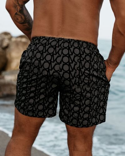 Kąpielówki męskie OLAVOGA BLACKY 2025 czerń - FashionPlace - 3