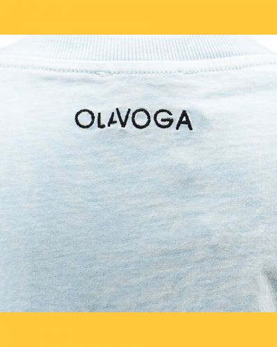 T-shirt damski OLAVOGA NEXIA 2025 jasny niebieski - FashionPlace - 5