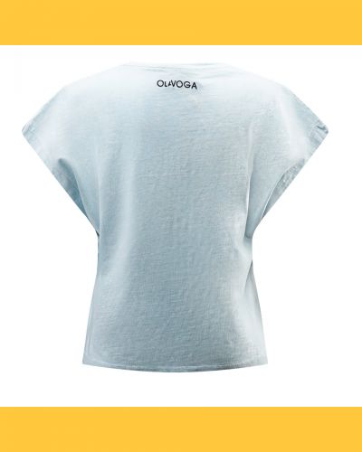T-shirt damski OLAVOGA NEXIA 2025 jasny niebieski - FashionPlace - 7