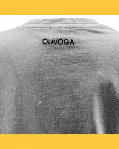 T-shirt damski OLAVOGA NEXIA 2025 jasny szary - FashionPlace - 6
