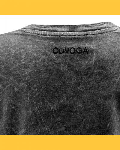 T-shirt damski OLAVOGA NEXIA 2025 ciemny szary - FashionPlace - 6
