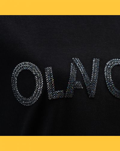 T-shirt damski OLAVOGA VITAL 2025 czerń - FashionPlace - 5