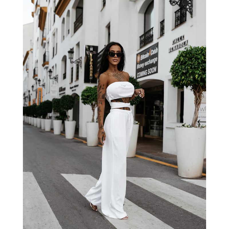 Komplet damski OLAVOGA CARAWAY 2025 ecru - FashionPlace - 1