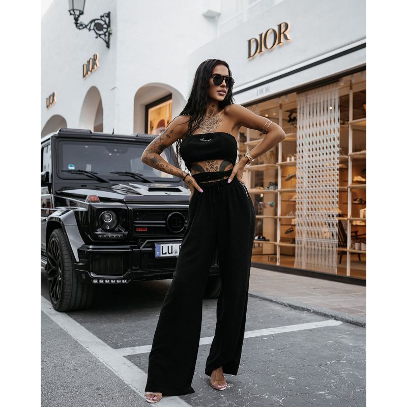 Komplet damski OLAVOGA CARAWAY 2025 czerń - FashionPlace - 1