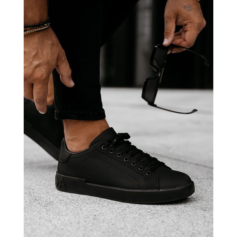 Buty męskie OLAVOGA PRIVE 2025 czerń - FashionPlace - 1