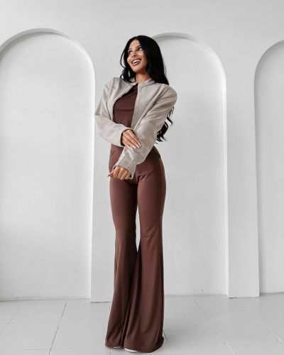 Kurtka damska OLAVOGA DUSKY CHARM 2025 beż - FashionPlace - 3
