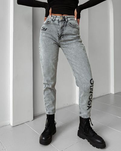 Spodnie damskie OLAVOGA LOFI 2025 szare - FashionPlace - 2