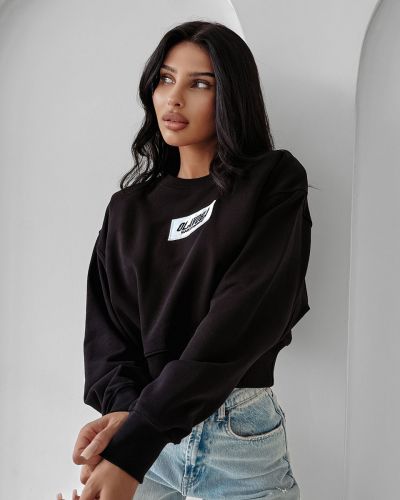 Bluza damska OLAVOGA CINNAMON HAZE 2025 czerń - FashionPlace - 1