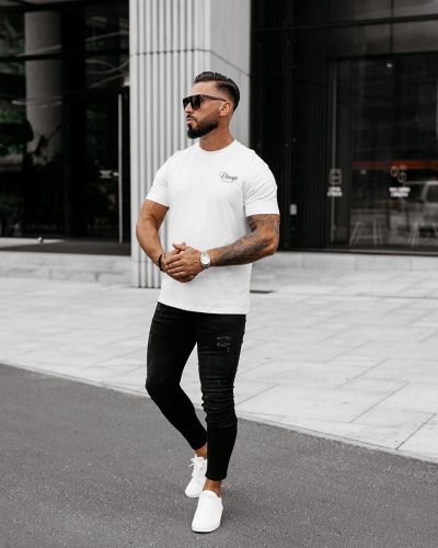 T-shirt męski OLAVOGA SORO 2025 ecru - FashionPlace - 2