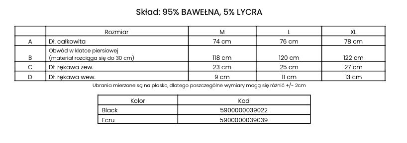 T-shirt męski OLAVOGA SORO 2025 czerń