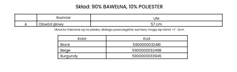 Czapka damska OLAVOGA BLUE HOUR 2025 beż