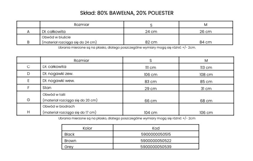 Komplet damski OLAVOGA DEW 2025 brąz