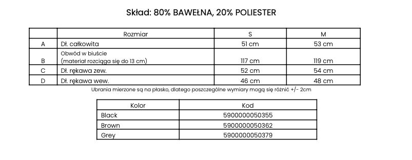 Bluza damska OLAVOGA OVERCAST 2025 brąz