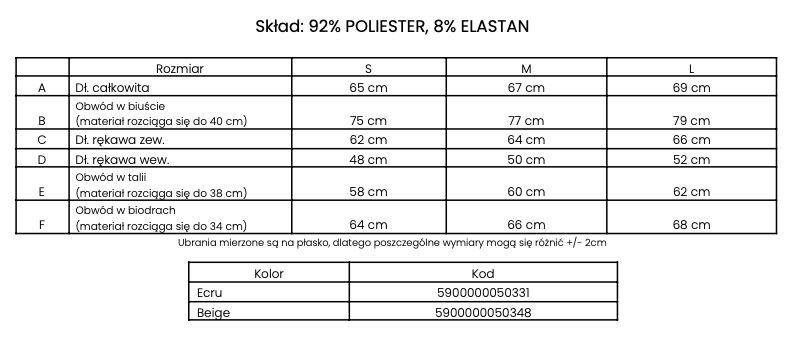 Body OLAVOGA MISTY FOREST 2025 beż