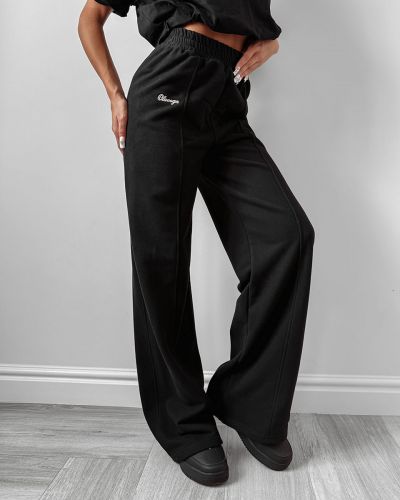 Spodnie damskie OLAVOGA AUTUMN WHISPER PANTS 2025 czerń - FashionPlace - 2