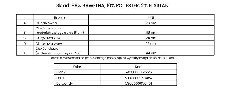 T-shirt damski OLAVOGA RUSSET 2025 burgund