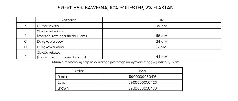 T-shirt damski OLAVOGA HEART SIDE 2025 ecru